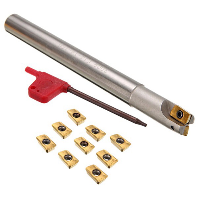 Bộ Phụ Kiện 300R C16-16 - 150 12X130Mm + 10 Miếng Chèn + Cờ Lê Cho Máy Phay Cnc