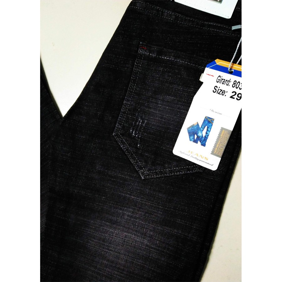 Quần Jeans Nam Dáng Vừa Chất Dày Màu Đen Cào | BigBuy360 - bigbuy360.vn