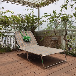 Ghế - giường xếp DUY LỢI inox - cỡ lớn (Qùa tặng 10 móc áo)