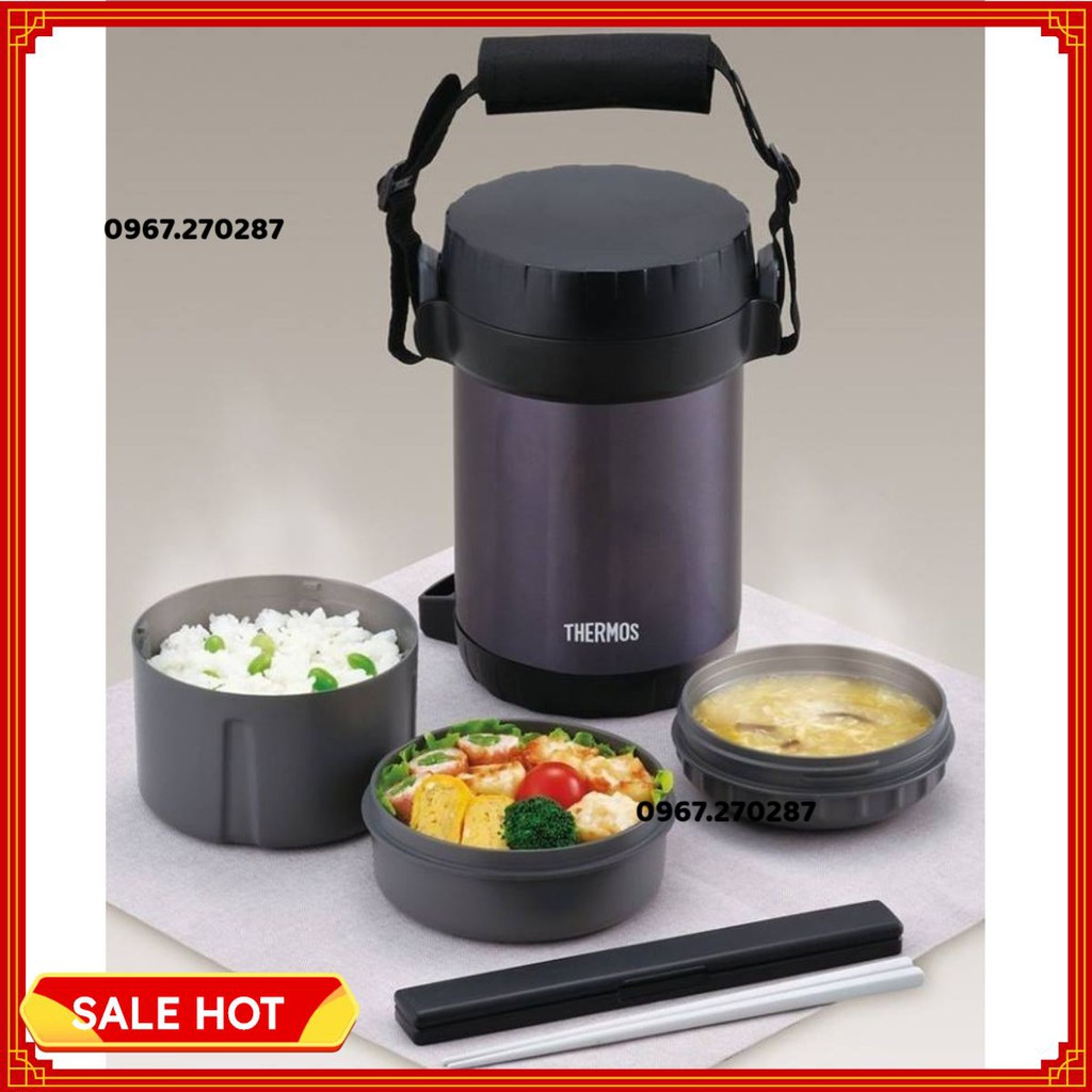 Hộp đựng cơm Thermos JBG-1801 MDB chuẩn nội địa Nhật - Chuyên sỉ