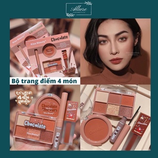 [ GIÁ SỈ ] SET TRANG ĐIỂM MAKEUP KISS BEAUTY 4 MÓN TUYỆT ĐẸP