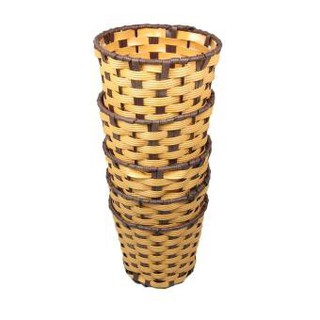 Giỏ/ cốc đựng giấy ăn giả mây hình tròn