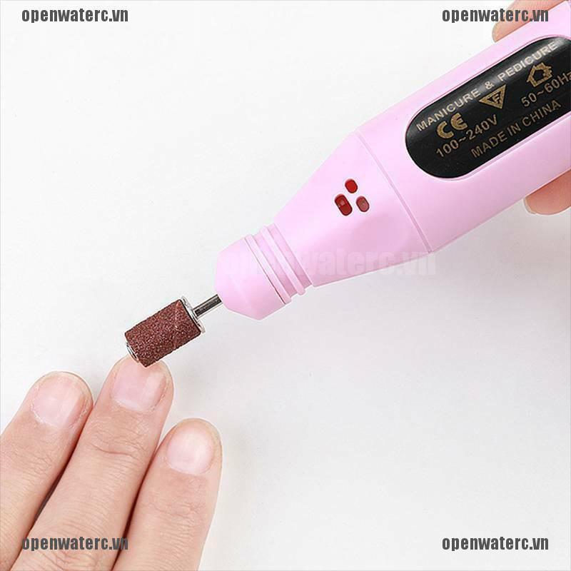 [Hàng mới về] Máy dũa móng tay bằng điện kết nối Usb tiện dụng kèm phụ kiện