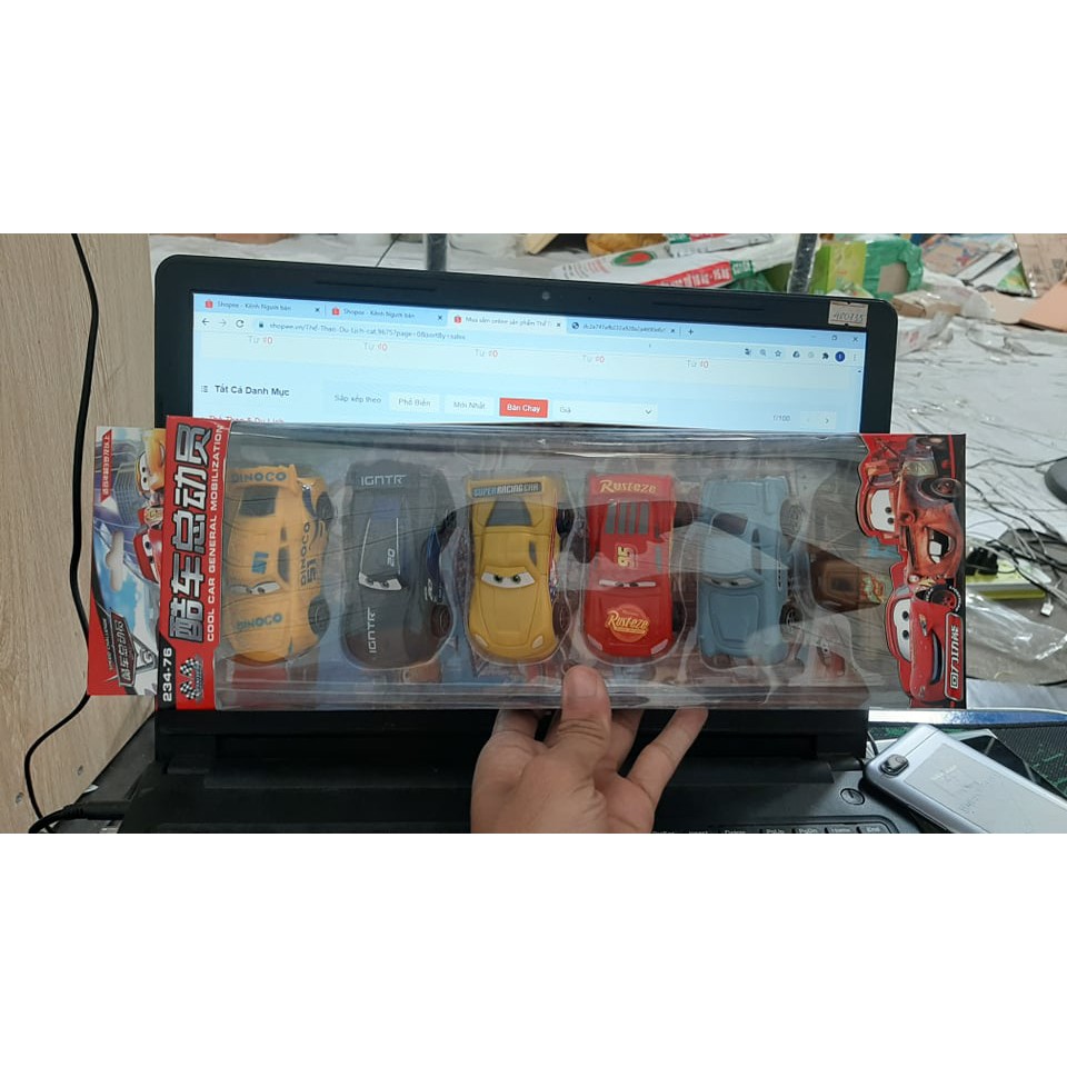Set 6 ô tô mô hình công trình xây dựng cho bé, đồ chơi cho bé thoả sức sáng tạo. Giao màu ngẫu nhiên