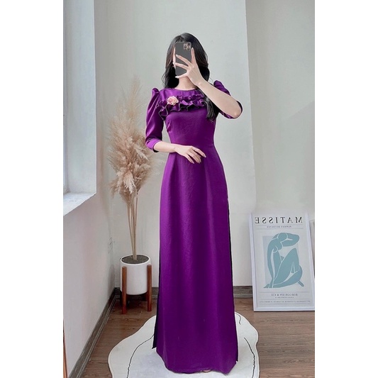 Set bộ áo dài bèo ngực hot❌❌