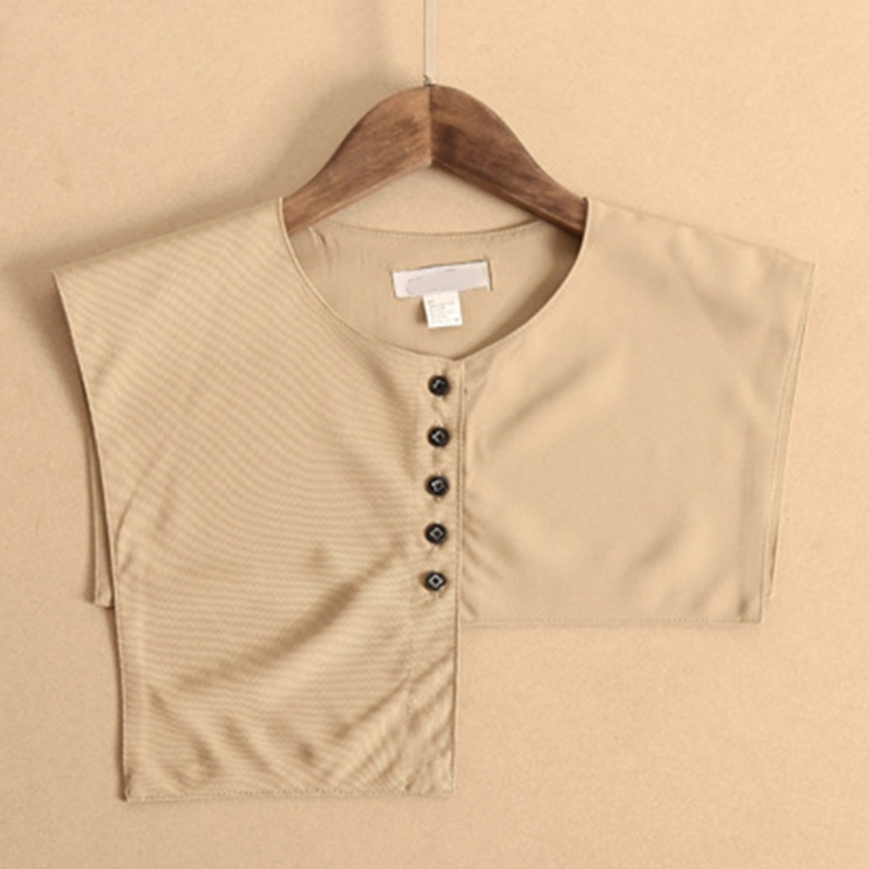 Khăn Choàng Cổ Đính Nút Nhiều Màu Sắc Phong Cách Hải Quân Cho Nữ