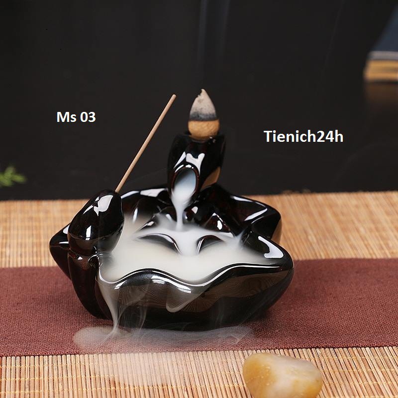 Thác Khói Trầm Hương chọn mẫu Tặng kèm hộp trầm hương Việt 30 nụ