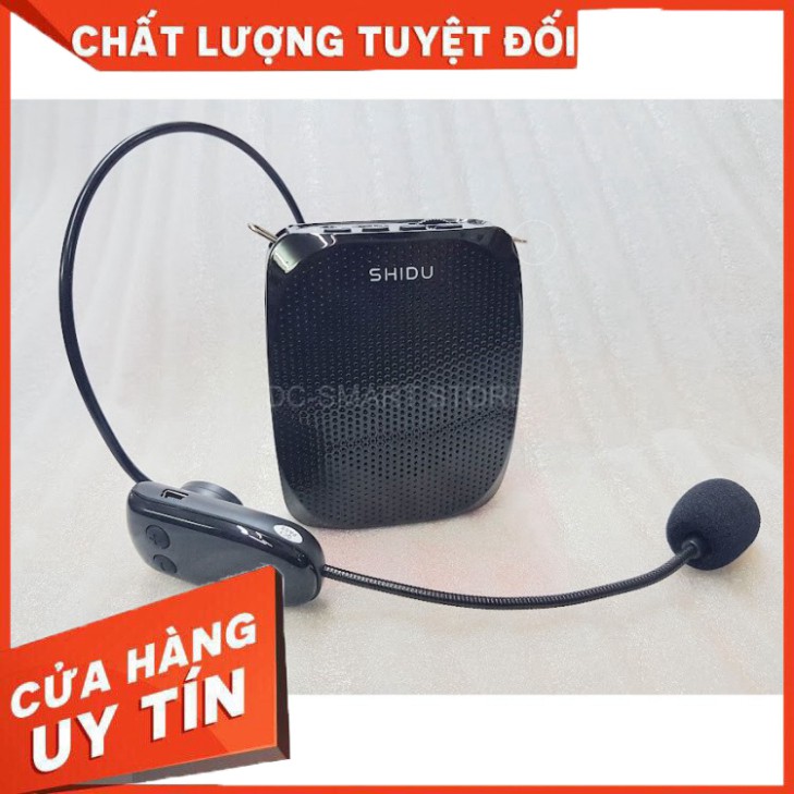 Bộ Máy Trợ Giảng micro không dây Loa Shidu SD-S30UHF Tặng kèm 1 mic dây 10w công suất thực cho phòng rộng- chống rú tốt