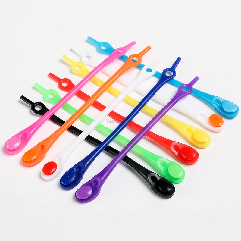 Set 12 Dây Giày Thể Thao Bằng Silicone Tiện Dụng