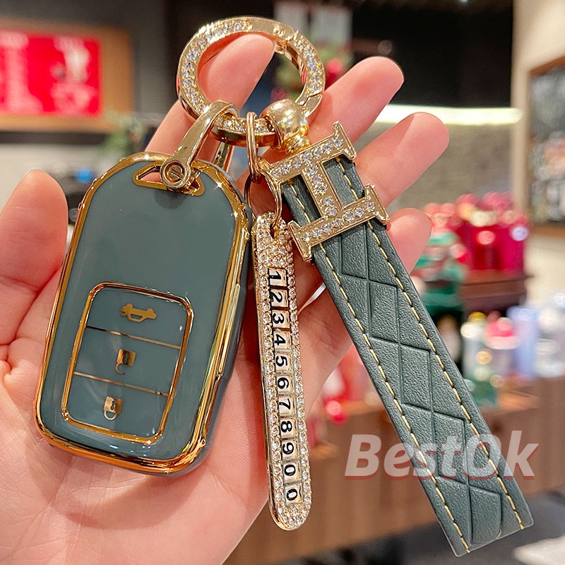 Vỏ Bảo Vệ Chìa Khóa Xe Hơi Honda Civic CRV BRV City Accord Civic CR-V XR-V MK10 Spirior Pilot