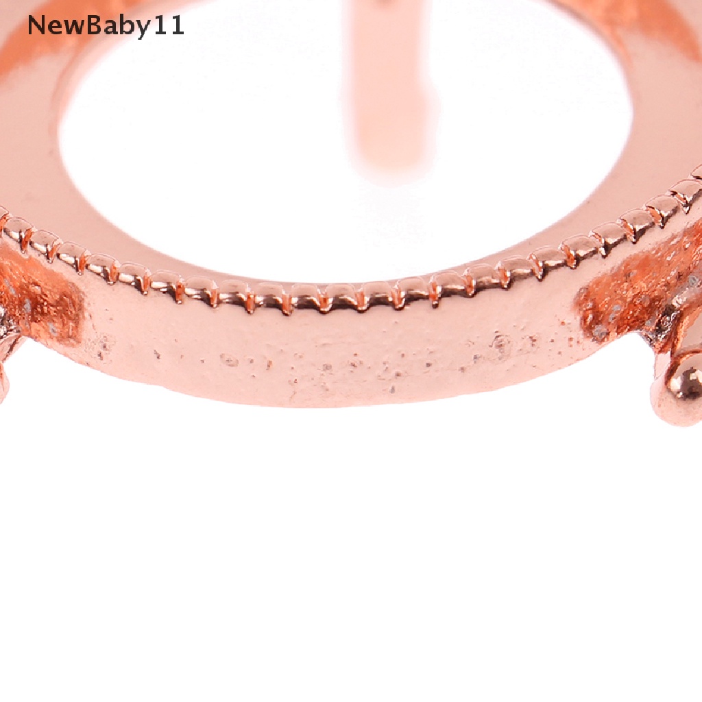 Khay Trưng Bày Quả Cầu Pha Lê Bằng Kim Loại Màu Vàng / Bạc