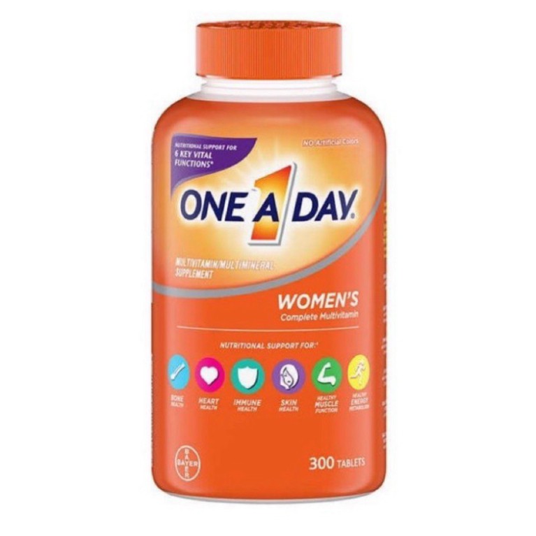 GIÁ KỊCH SÀN Viên Uống One A Day Men’s & Women’s Multivitamin Health Formula (300 Viên, Mẫu Mới) GIÁ KỊCH SÀN