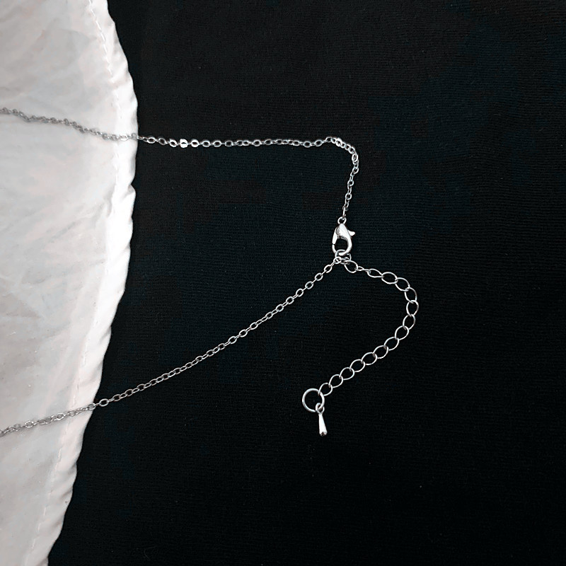 Smiley Necklace Female Ins Simple Design Niche Sense Short Clavicle Chain Female Necklace Chain Female Korean Version Of Simple Student Jewelry