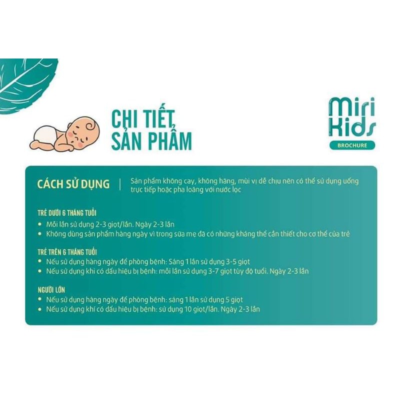 combo DẦU HÚNG CHANH MIRIKIDS | BigBuy360 - bigbuy360.vn