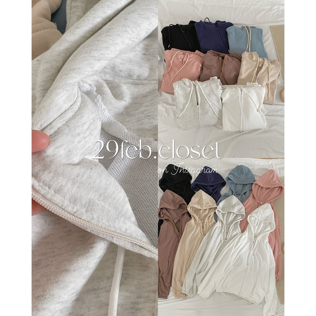 Áo khoác hoodie zip nỉ da cá dày dặn (Ảnh video 29feb chụp) | BigBuy360 - bigbuy360.vn