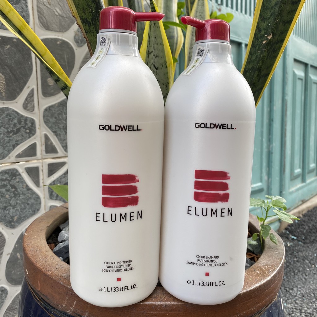 Dầu xả hấp cho tóc nhuộm Elumen Goldwell 1000ml