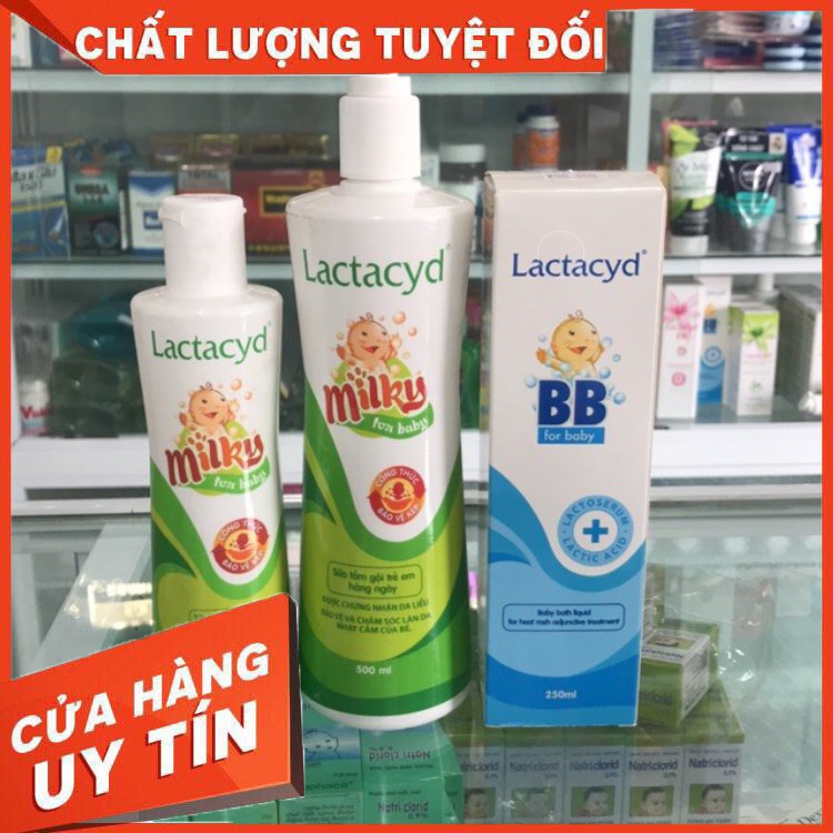 Sữa tắm Lactacyd Milky 250ml, 500ml( chính hãng của cty sanofi)