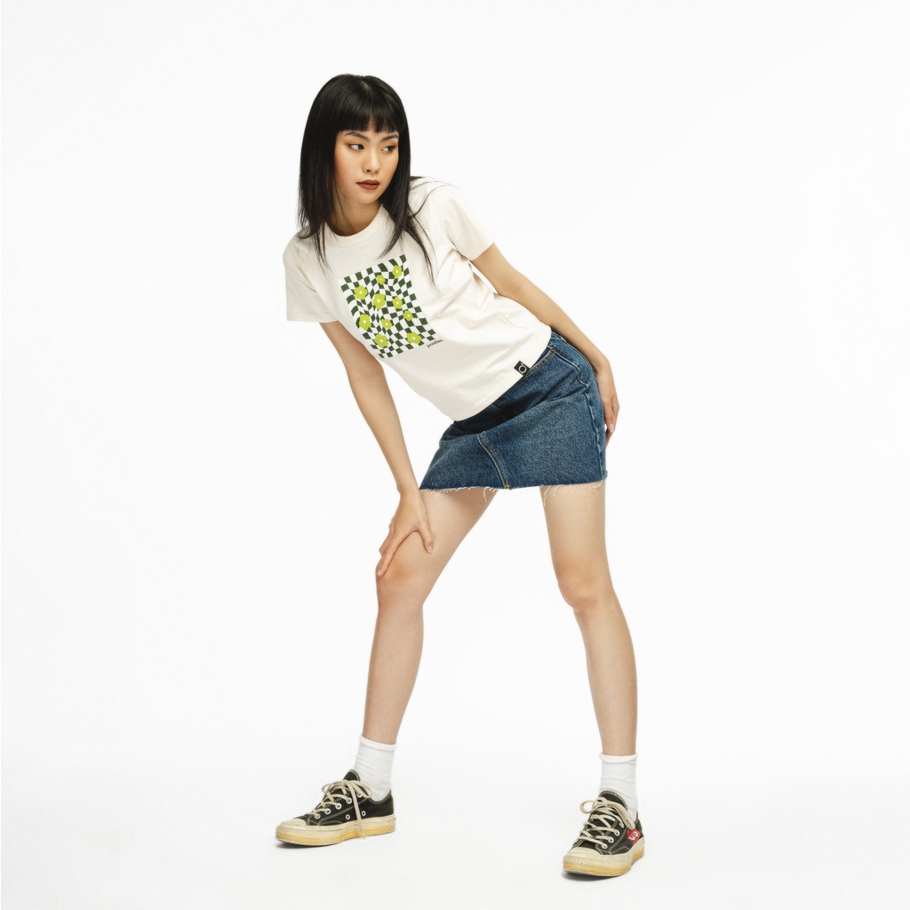 Chân Váy Jeans PRADIES Ngắn 'Fading Skirt'