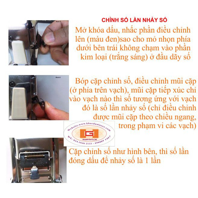 Máy Dập Dấu Nhảy 6/7/8/9/10 số Deli