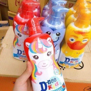 [GIÁ SỈ] Sữa tắm gội Dnee Kid Thái Lan hình thú nhiều màu 400ml