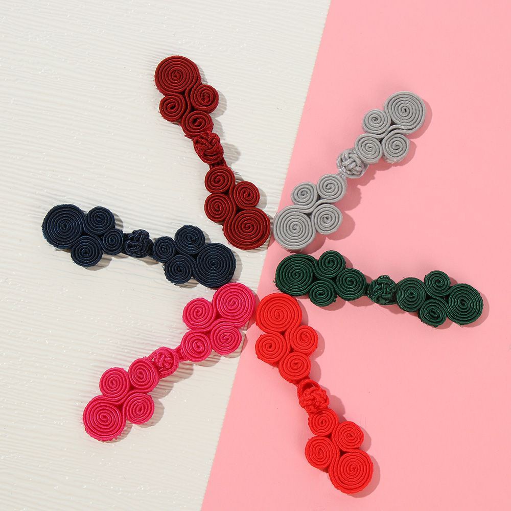 Nút khóa nylon hình quả bầu thiết kế phong cách trung hoa cổ điển với 7 màu sắc đa dạng làm quần áo búp bê tỉ lệ 1/6