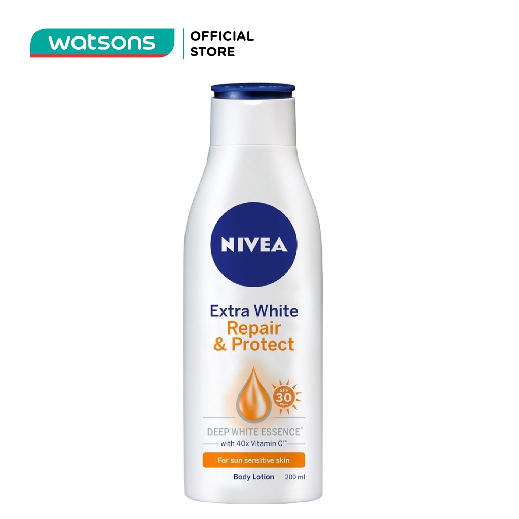 Sữa Dưỡng Thể Dưỡng Trắng Phục Hồi Chống Nắng Nivea 200ml