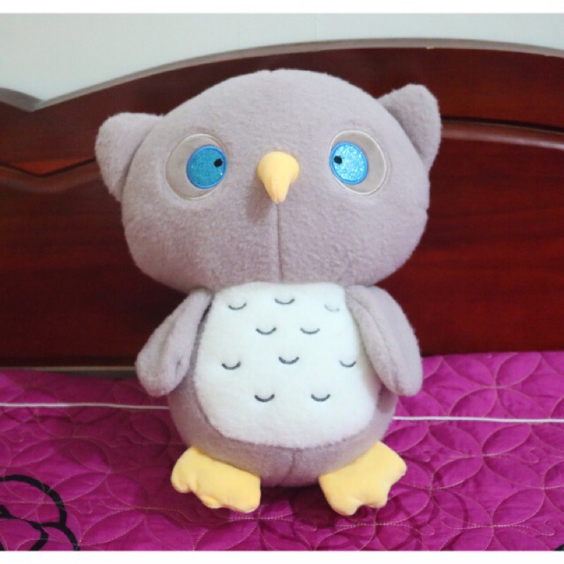 Gấu bông cú mèo mắt xanh siêu độc đáo cho bé yêu