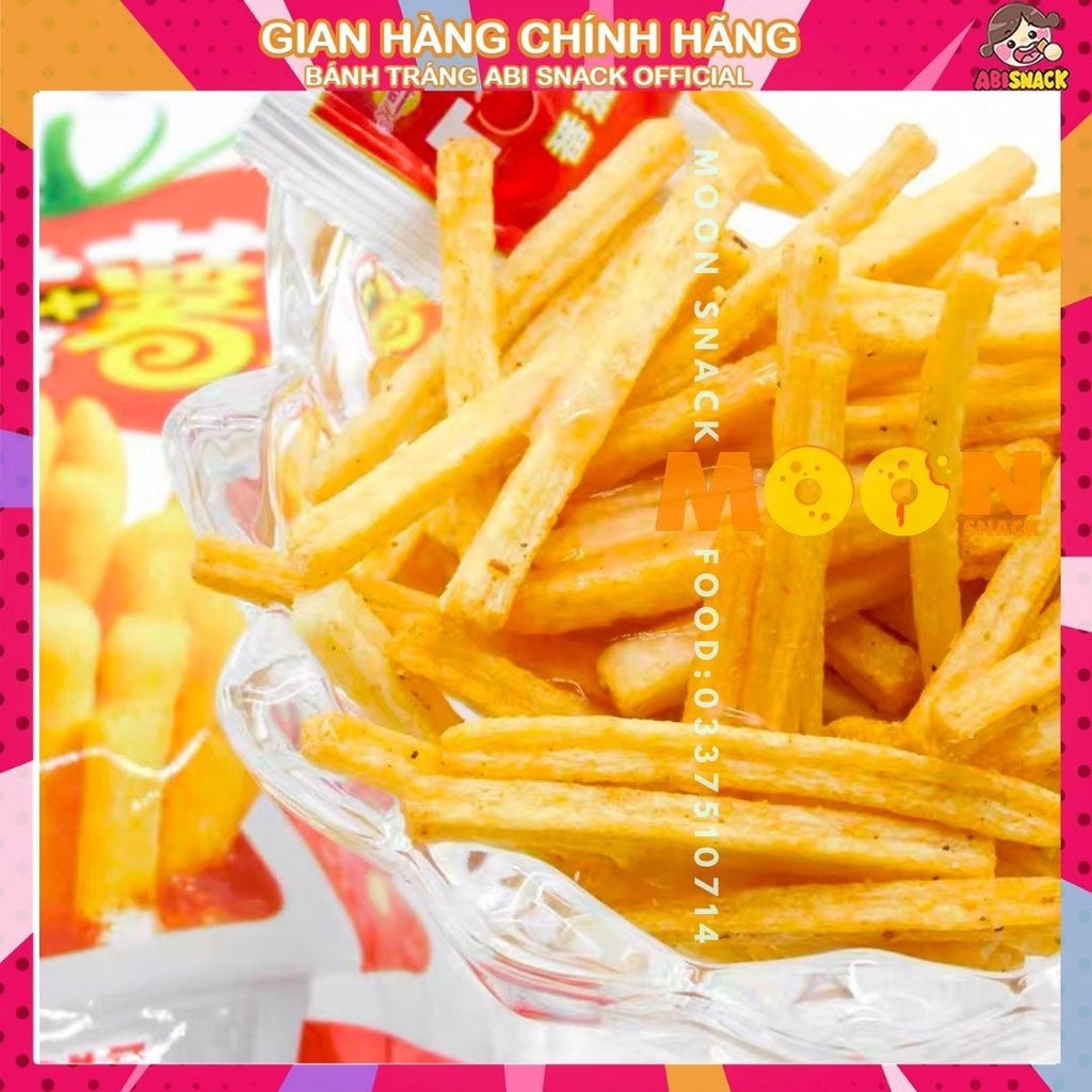 Snack Khoai Tây Chiên Sốt Cà Chua Ăn Vặt Nhẹ Món Ăn Snack Giòn Giòn Gói 20g