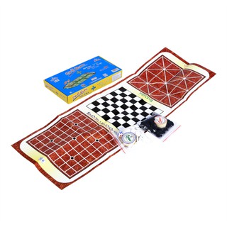 Cờ ô quan LIÊN HIỆP THÀNH hộp nhỏ, gồm 5 trò chơi, Cờ ô quan, cờ vây, cờ caro, cờ gánh và xí ngầu
