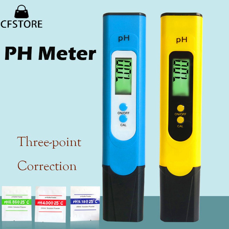 Thiết bị đo độ pH nước kỹ thuật số với màn hình 0.00-16.00ph