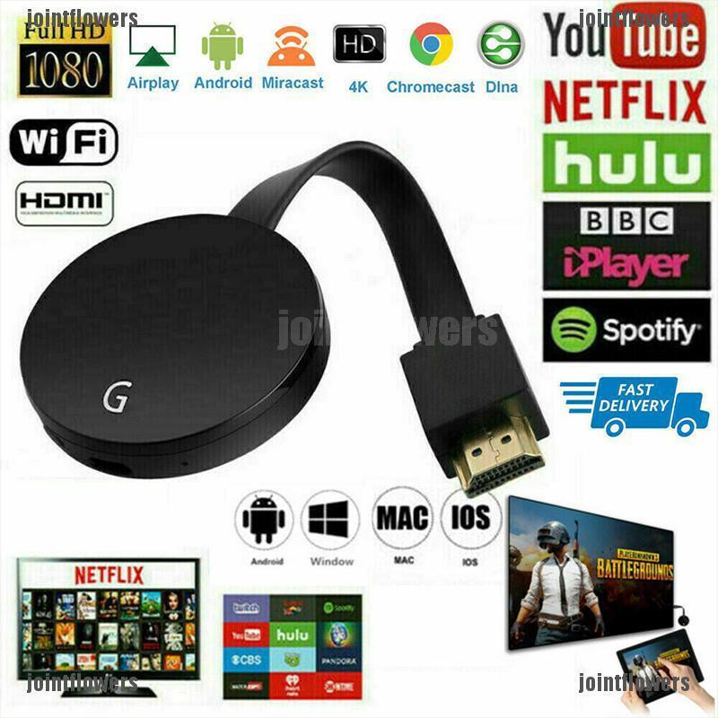 Thiết bị chia sẻ tín hiệu không dây HDMI 1080P Chromecast thế hệ thứ 4