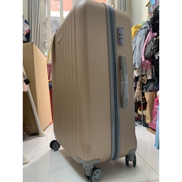 Vali vàng gold 30 inch size đại hàng chuẩn Korea