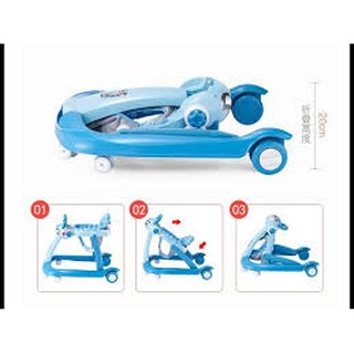 Xe tập đi tay vịn đẩy phía sau BLB 6090