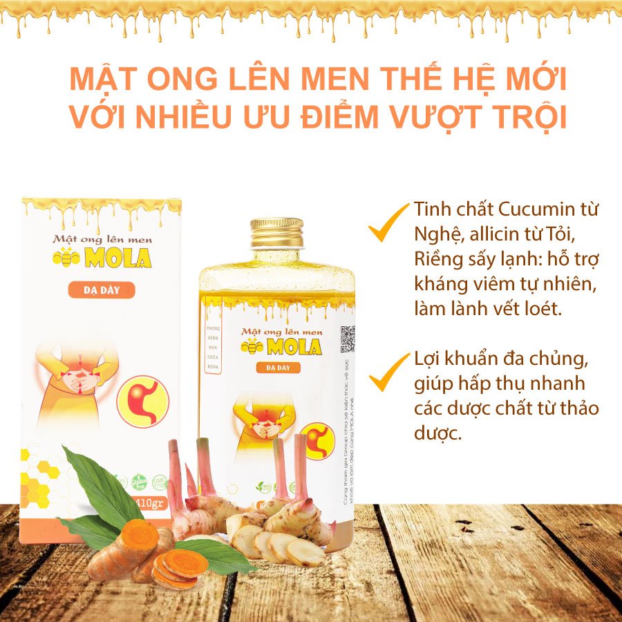 Mật ong lên men MOLA Dạ Dày 330Ml