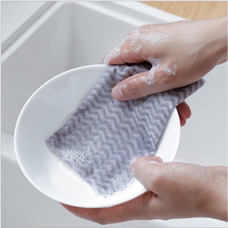 Cuộn giấy lau đa năng nhà bếp bằng vải cuộn 50 miếng