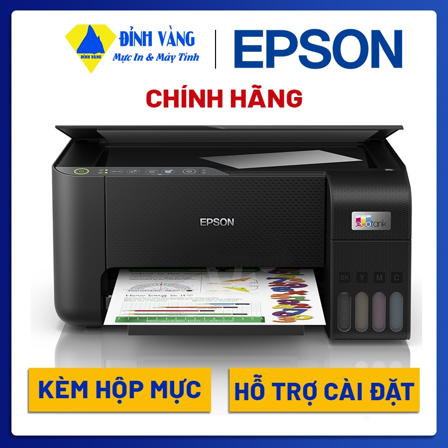 MÁY IN EPSON ECOTANK L3250 (IN PHUN MÀU, SCAN, COPY/ USB & WIFI)