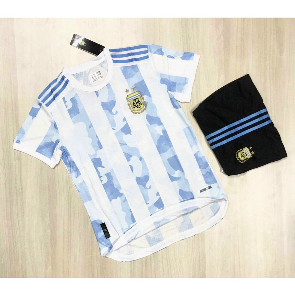 BỘ QUẦN ÁO ARGENTINA 2021 HÀNG THÁI bản Fan