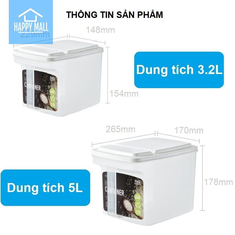 Hộp nhựa có tay cầm Lock&Lock Handy Container dùng bảo quản thực phẩm