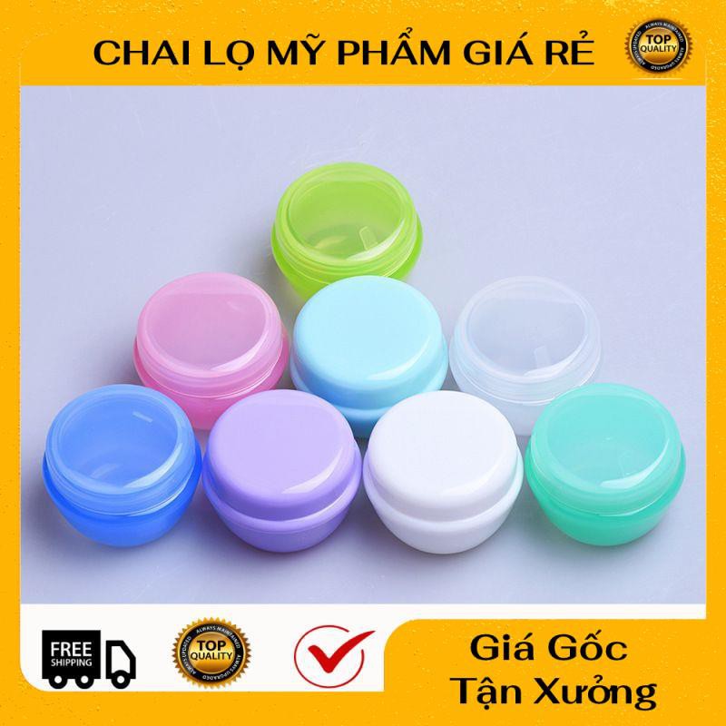 Hủ Đựng Kem ❤ Hũ nhựa đựng kem Face 20g , Hũ Nấm chiết mỹ phẩm , phụ kiện du lịch