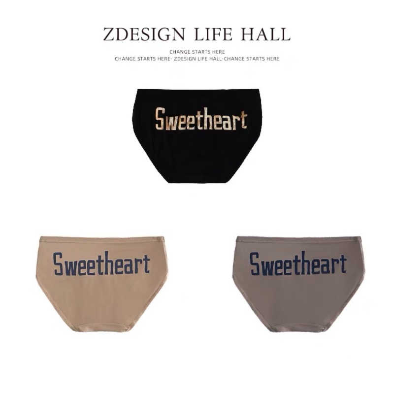 Quần Lót Thể Thao Lưng Vừa Không Đường May Thoáng Khí Cho Nữ