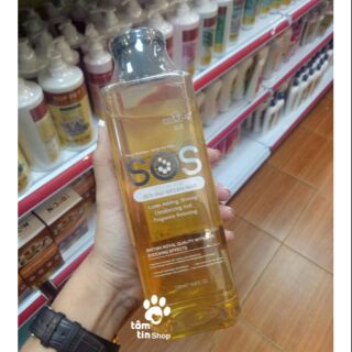 S.O.S - Sữa tắm giữ màu lông nâu đỏ (dạng gel).