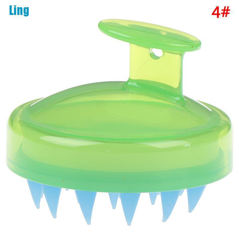 Lược gội đầu mát xa thư giãn bằng silicon êm ái thoải mái