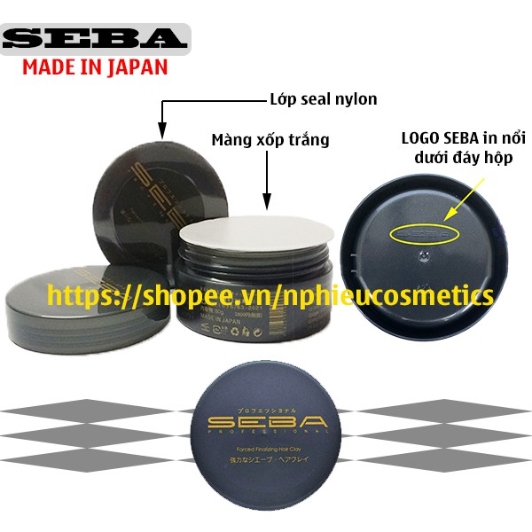 Sáp vuốt tóc SEBA Nhật Bản 80gram
