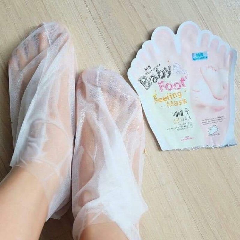 5 gói mặt nạ lột da gót chân, có tác dụng tẩy da chết & vết chai sần nứt nẻ ở bàn chân