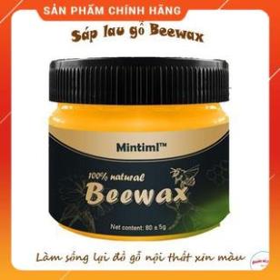 Hàng Cao Cấp (SIÊU TIỆN ÍCH) Sáp Ong Lau Gỗ BeeWax Đánh Bóng Sàn Gỗ, Đồ Gỗ 80gr