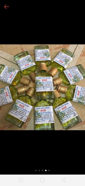 Combo 5 chai dầu tràm Huế hàng chuẩn.