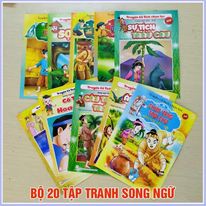 Combo 20 Cuốn Truyện Tranh Cổ Tích Cho Bé (Song ngữ).