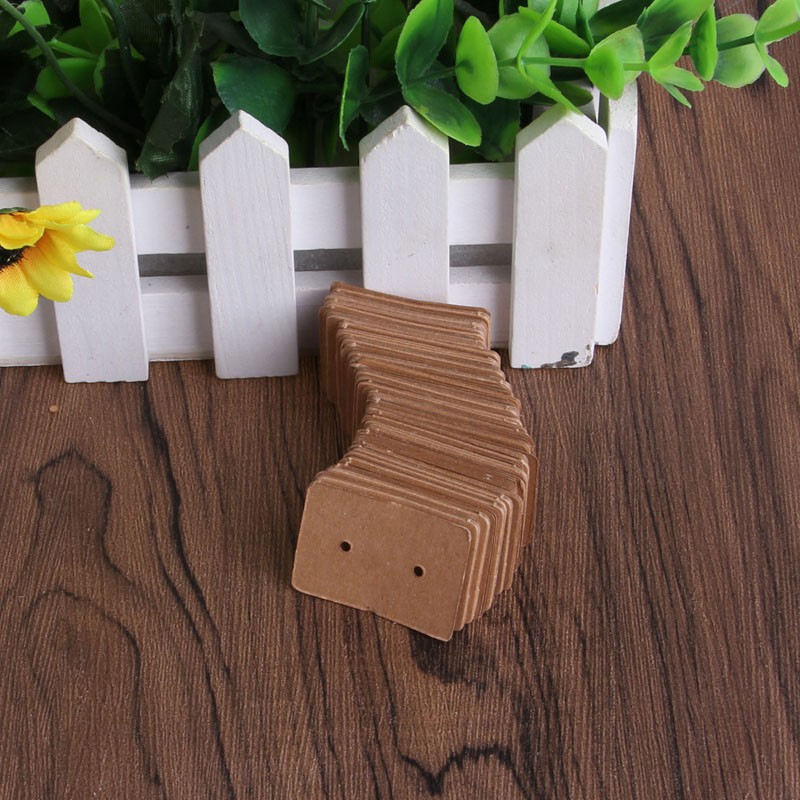 Set 100 Thẻ Giấy Treo Trưng Bày Hoa Tai