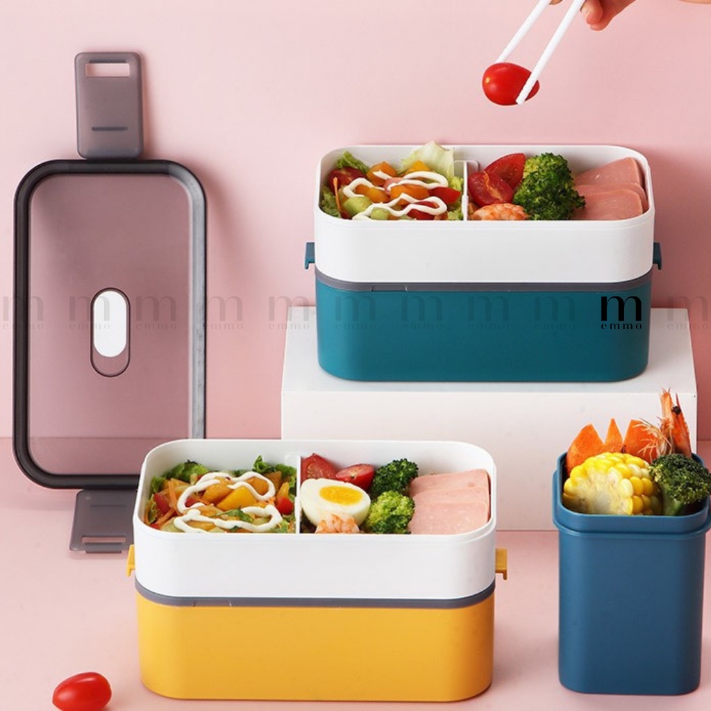 HỘP CƠM VĂN PHÒNG 2 TẦNG EMMO – LUCHTIME