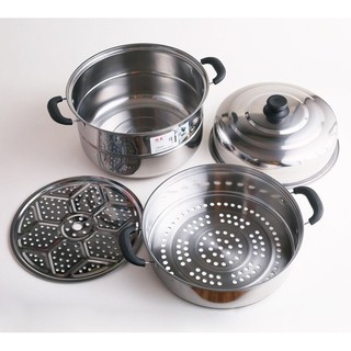 Nồi Hấp inox 3 Tầng